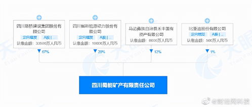 比亞迪投資成立礦產(chǎn)公司四川蜀能礦產(chǎn),注冊(cè)資本5億元人民幣